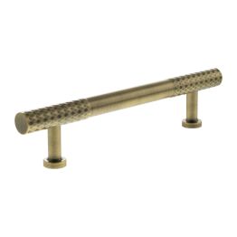 Millhouse Brass Chrysler Diamond T-Bar Cabinet Pull Handle 128mm - Antique Brass