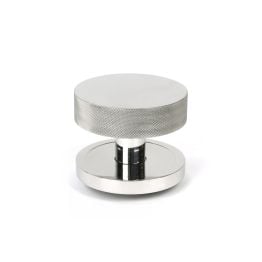 Polished Marine SS (316) Brompton Centre Door Knob (Plain)