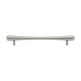 Heritage Brass Cabinet Pull T-Bar Raindrop Design 192mm CTC Satin Nickel Finish