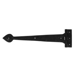 Textured Black 16" Cast T Hinge (pair)
