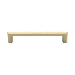 Heritage Brass Cabinet Pull Hex Profile Design 152mm CTC Polished Brass Finish