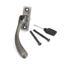 Antique Pewter Slim Peardrop Espag - RH