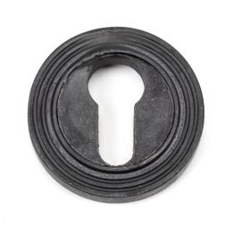 External Beeswax Round Euro Escutcheon (Beehive Rose)