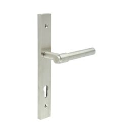 CR-103 Satin Stainless Steel Multi Point Backplate Door Handle - By Frelan Hardware - CR-103G4SSS