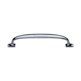 Heritage Brass Cabinet Pull Durham Design 160mm CTC Polished Chrome Finish