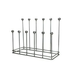 Pewter Six Pair Boot Rack
