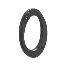 Antique Door Numerals Black No. 0 - By Frelan Hardware - JAB15-0