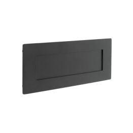Stainless Steel Letterplates 330x100mm Matt Black - By Frelan Hardware - JMB3009