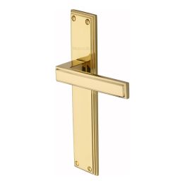 Heritage Brass Atlantis Long Lever Latch Polished Brass finish
