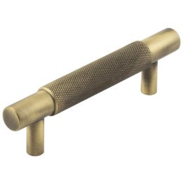 Hoxton Taplow Cabinet Handles 96mm Ctrs Antique Brass - By Frelan Hardware - HOX2050AB