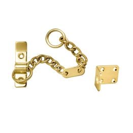 Heavy Door Chain - Polished Brass
