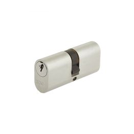Oval Profile Double Cylinders 70mm Satin Chrome - By Frelan Hardware - JL70-OPDSC