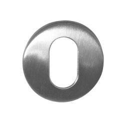 Stainless Steel Oval Profile Escutcheons Grade 304 52x5mm Satin Stainless Steel - By Frelan Hardware - JSS04