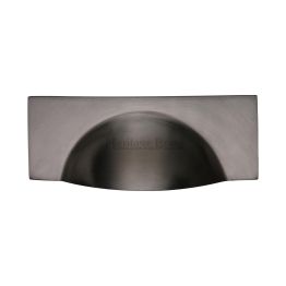 Heritage Brass Drawer Pull Hampshire Design 57mm CTC Matt Bronze Finish