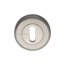 Heritage Brass Key Escutcheon Satin Nickel finish
