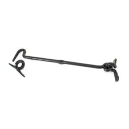 Black 10" Forged Cabin Hook