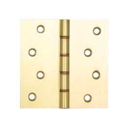 Projection Hinges 102x102x3mm Polished Brass - By Frelan Hardware - J9026PB