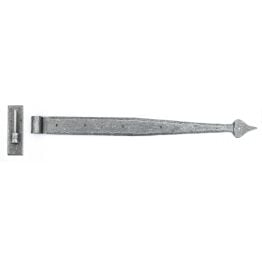 Pewter 24" Hook & Band Hinge (pair)