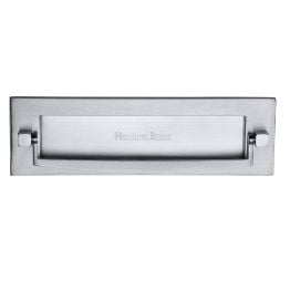 Heritage Brass Postal Knocker Satin Chrome finish