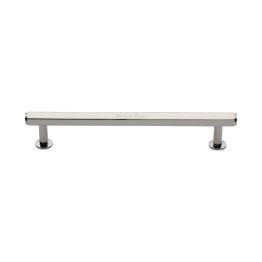 Heritage Brass Cabinet Pull Hexagon Design with 16mm Rose 160mm CTC Polished Nickel finish