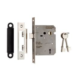 Contract 3 Lever Sashlock 76mm - Nickel Plate