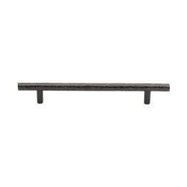 Heritage Brass Cabinet Pull T-Bar Hammered Design 160mm CTC Matt Bronze Finish