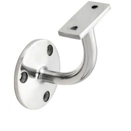 Heavyweight Handrail Bracket - Polished Chrome
