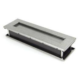 Pewter Traditional Letterbox