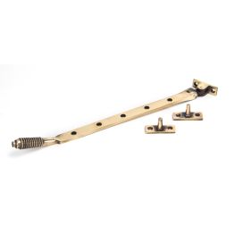 Polished Bronze 12" Reeded Stay