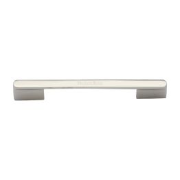 Heritage Brass Cabinet Pull Bridge Design 192&amp;224mm CTC Polished Nickel Finish