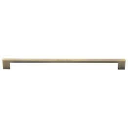 Heritage Brass Cabinet Pull Metro Design 320mm CTC Antique Brass Finish
