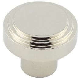 Cropley Cupboard Knobs 30mm Polished Nickel - By Frelan Hardware - HOX1030PN
