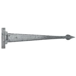Pewter 18" Arrow Head T Hinge (pair)
