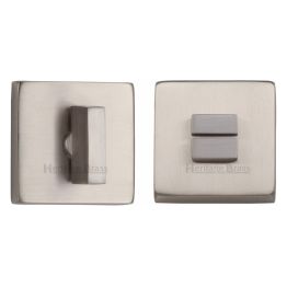 Heritage Brass Square Thumbturn & Emergency Release Satin Nickel Finish