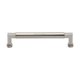 Heritage Brass Cabinet Pull Bauhaus Design 160mm CTC Satin Nickel Finish
