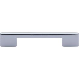 Heritage Brass Cabinet Pull Victorian Design 128mm CTC Polished Chrome finish
