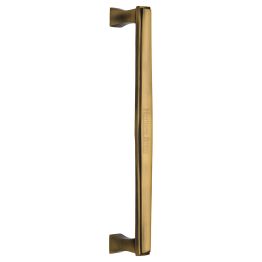 Heritage Brass Door Pull Handle Deco Design 305mm Antique Brass Finish