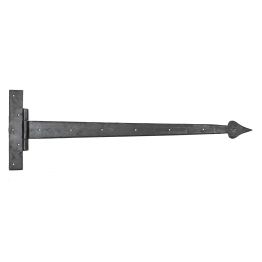 External Beeswax 36" Barn Door T Hinge (pair)