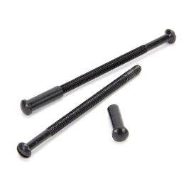 Black 5mm Male & Female Screws(2) --No Slots