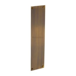 Heritage Brass Fingerplate 305mm Antique Brass finish