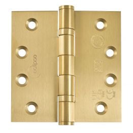 Eclipse 14841SBP - 102x102x3mm SBP Ball Bearing Hinge Grade 13 - (Pair) - Satin Brass