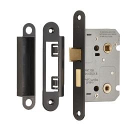 Easi-T Residential Bathroom Lock 65mm - Matt Black