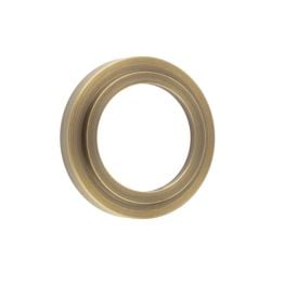 Burlington Stepped Outer Roses for Escutcheons Antique Brass - By Frelan Hardware - BUR73AB