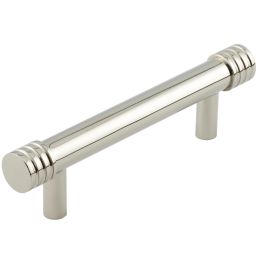 Hoxton Sturt Cabinet Handles 96mm Ctrs Polished Nickel - By Frelan Hardware - HOX450PN