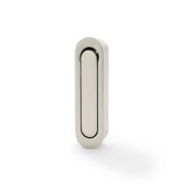 Alexander & Wilks - Radius Sliding Door Edge Pull - Satin Nickel