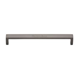 Heritage Brass Cabinet Pull Wide Metro Design 192mm CTC Matt Bronze Finish