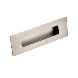 Steelworx Rectangular Flush Pull - Satin Stainless Steel