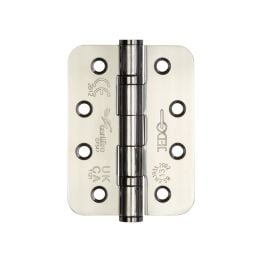Certifire Stainless Steel Grade 13 Radiused Ball Bearing Hinges 102x76x3mm Polished Stainless Steel - By Frelan Hardware - J9500RPSS