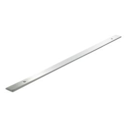 Millhouse Brass Long Wide Cabinet Handle Backplate 320mm - Polished Chrome