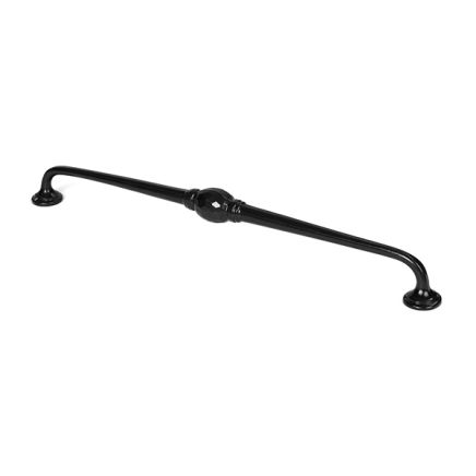 Black 13 1/2" Hammered D Handle